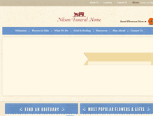 Tablet Screenshot of nilsonfuneralhome.com